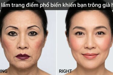 lỗi thường gặp khi đánh phấn khiến bạn già đi